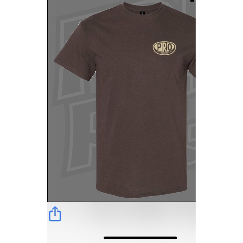 Pro Skates Proval Chest T-Shirt – Dark Chocolate/Beige Small