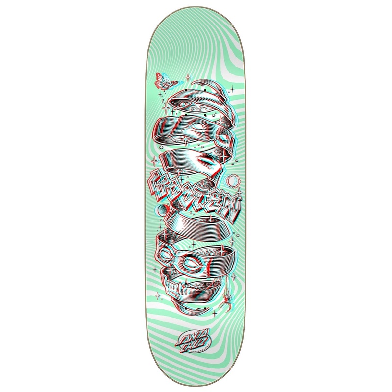 SANTA CRUZ DECK WOOTEN UNWOUND ANAGLYPH (8.5″) 8.5″