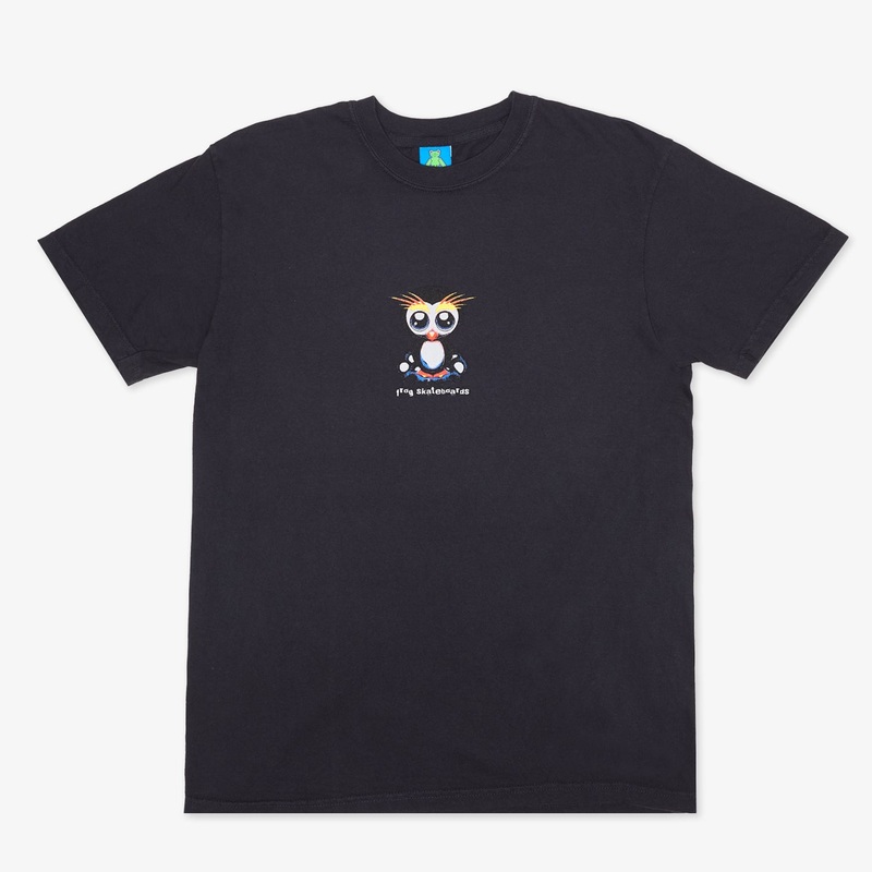 Secret Penguin Tee (Faded Black) SMALL