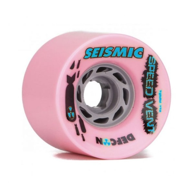 Seismic Speed Vent 73mm 77a Defcon Wheels – Bubblegum (Set of 4)
