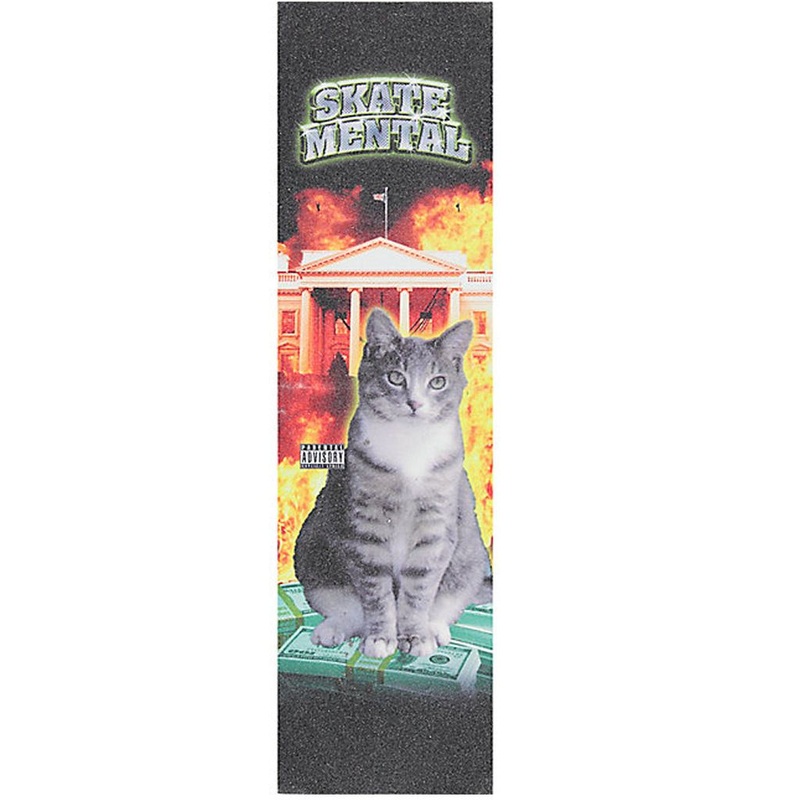 SKATE MENTAL NO LIMIT CAT GRIPTAPE 9″ X 33″ SHEET