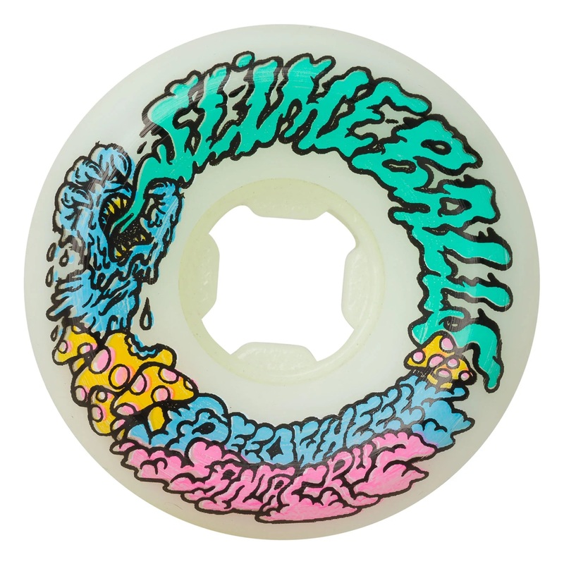 Slime Balls Vomit Mini II 97a 54mm White Skateboard Wheels