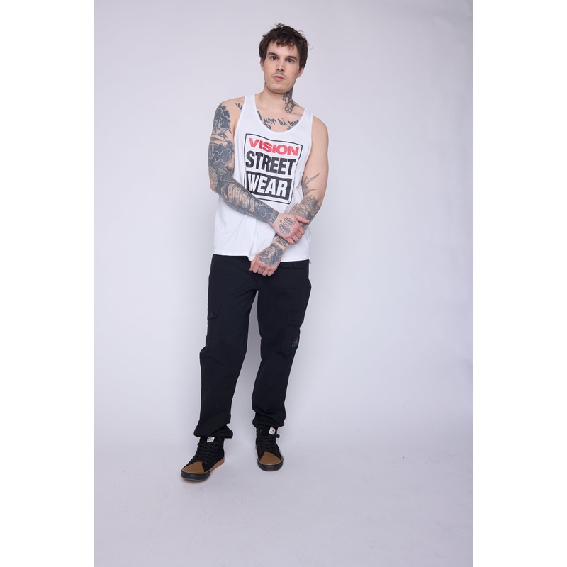 Tank Top Classic Box Logo – White S