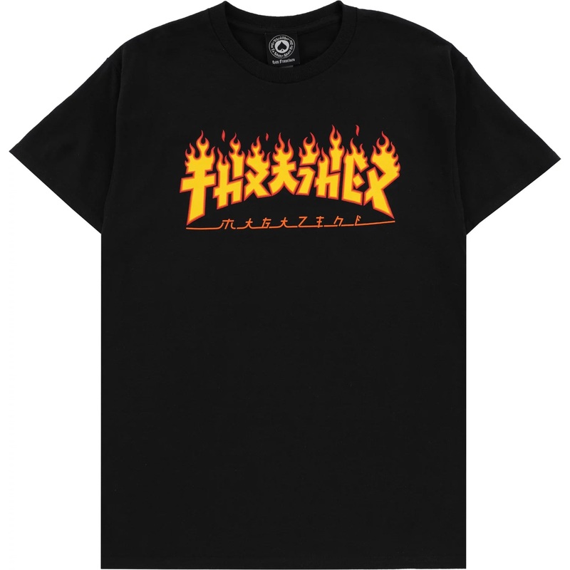 THRASHER GODZILLA FLAME T-SHIRT – BLACK SMALL