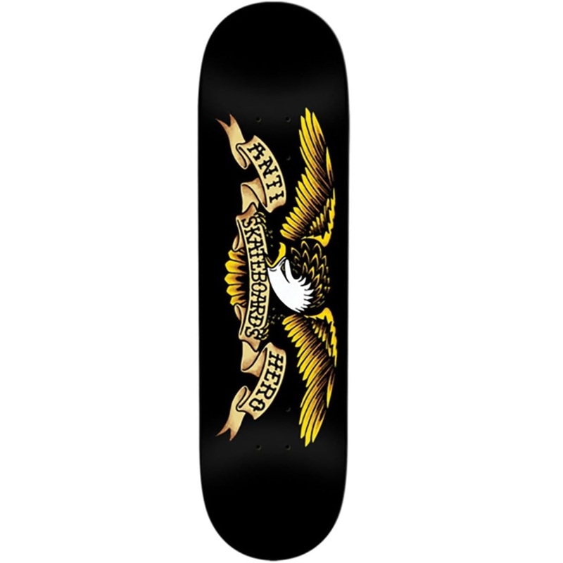 Anti Hero Eagle DBX Skateboard Deck – 8.5 Black