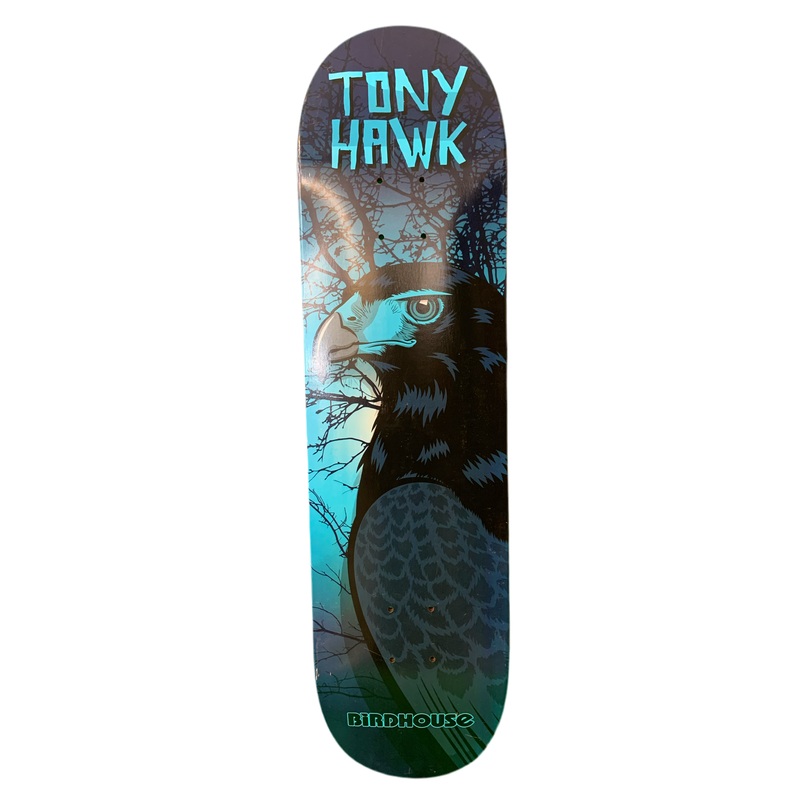 Birdhouse Tony Hawk Blue Hawk 8.25″ Classic Skateboard Deck