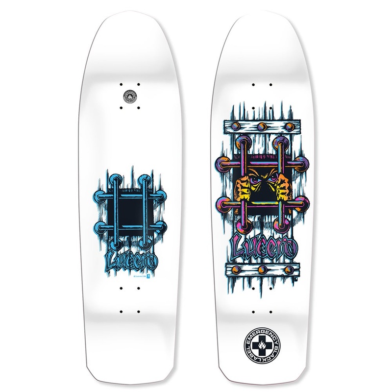 BLACK LABEL DECK – LUCERO OG BARS WHITE DIP (9.25″) 9.25″