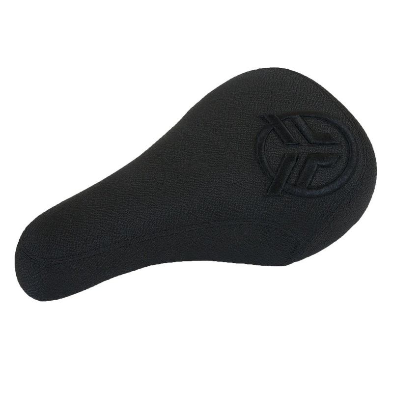 Federal BMX Mid Stealth Logo Seat – Black With Raised Black Embroidery