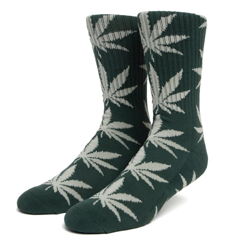 HUF ESSENTIALS PLANT LIFE SOCK FOREST GREEN