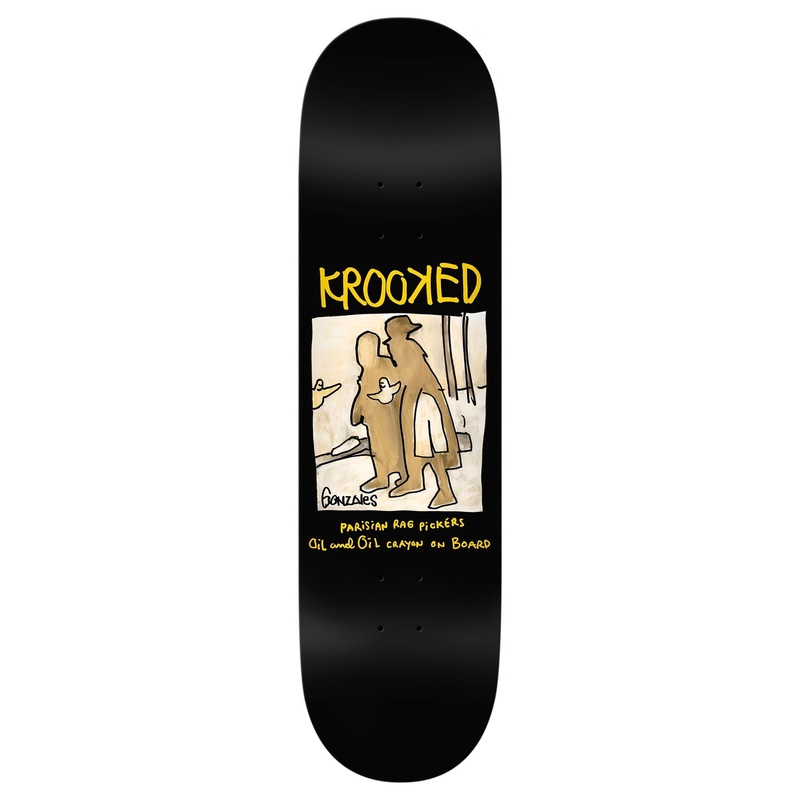 KROOKED DECK GONZ OIL AND CRAYON (8.75″) 8.75″