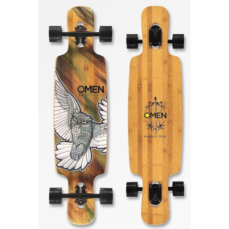 Omen: 38″ Fly By Night Longboard Complete