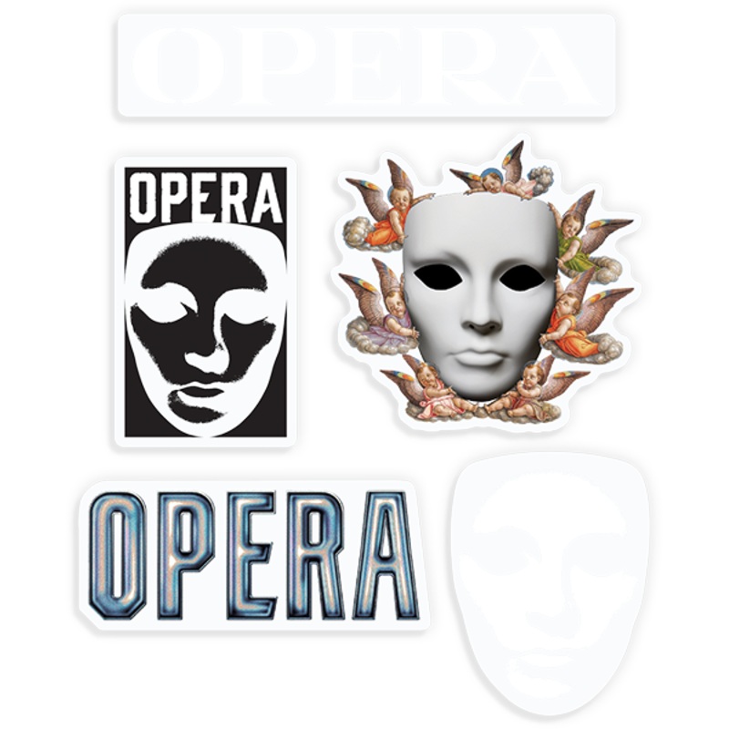 OPERA STAGE 10/PACK ASSORTED STICKERS