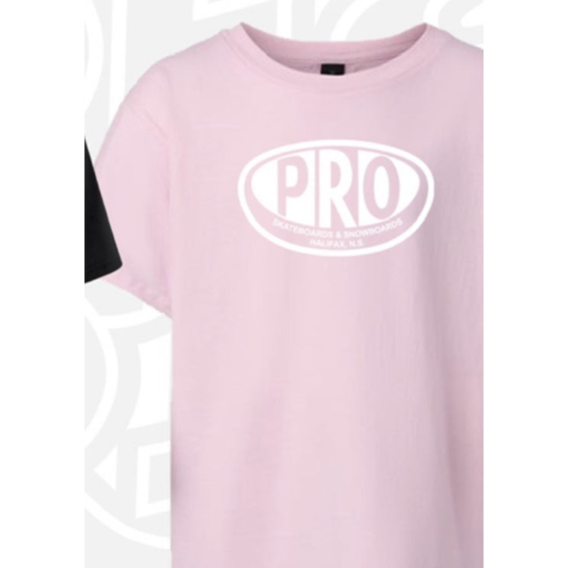 Pro Skates Youth T-Shirt – Light Pink Extra-Small