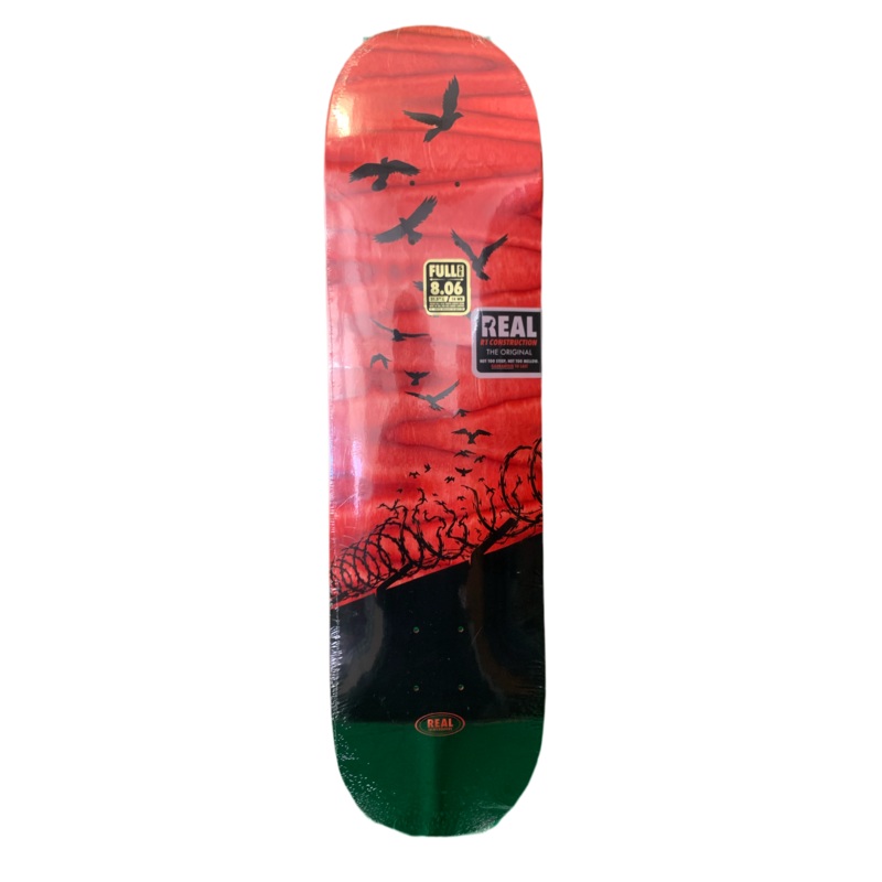 Real Set Free Spectrum Red 8.06″ Classic Skateboard Deck
