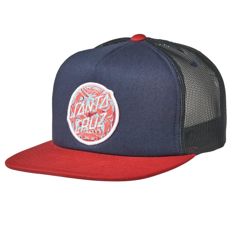 SANTA CRUZ MESH TRUCKER DECODER ROSKOPP NAVY/RED