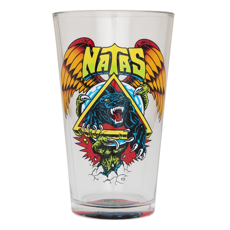 SANTA CRUZ PINT GLASS NATAS SC PANTHER