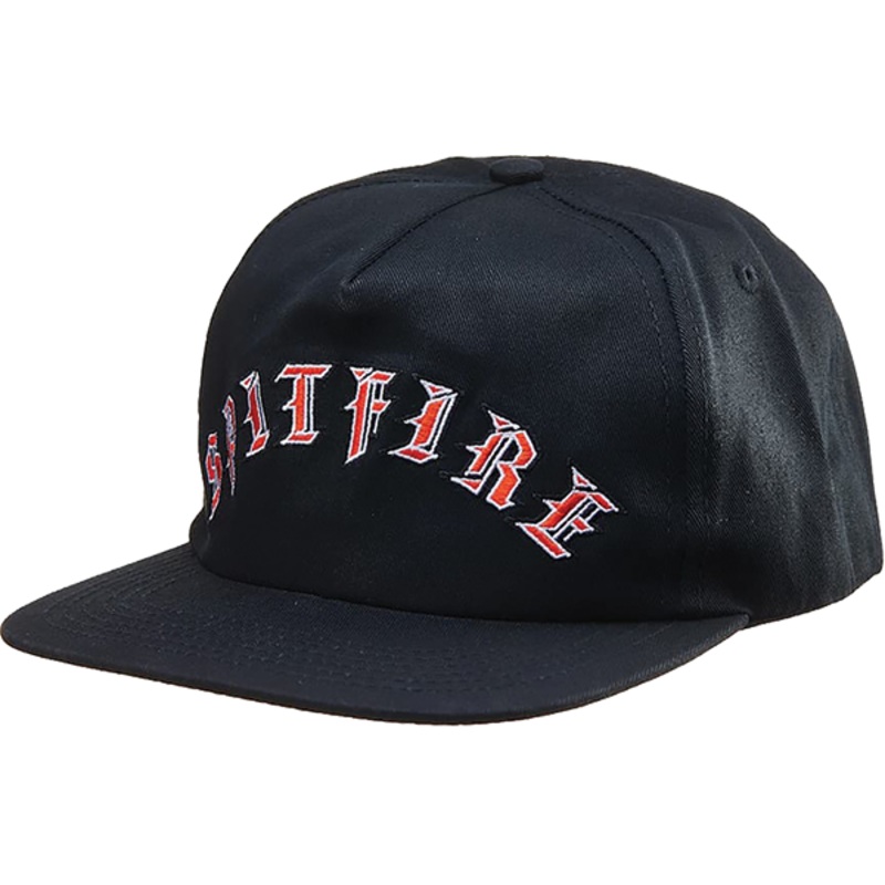 SF OLD E ARCH HAT ADJ-OLIVE/RED