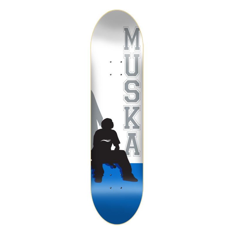 SHORTYS MUSKA SILHOUETEE DECK BLUE (8.125″) 8.125″