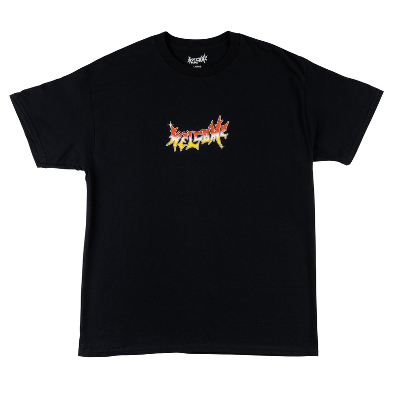 Vamp Shine Tee – Black/Red/Yellow Small