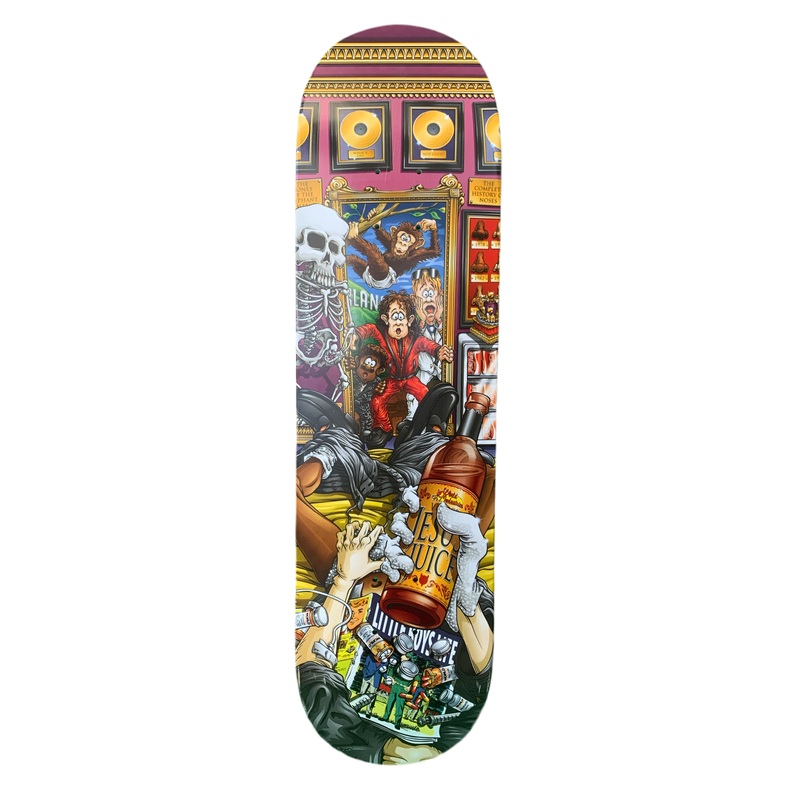 World Industries 2009 King Of Pills Michael Jackson 8.25″ Classic Skateboard Deck