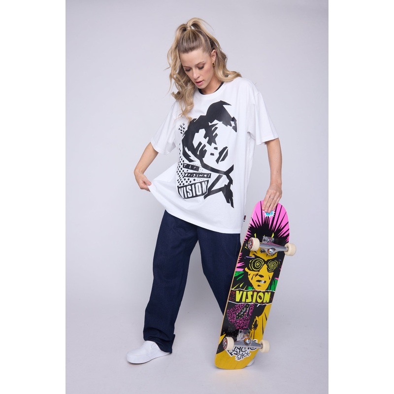 80’s Retro T-Shirt – Ivory S