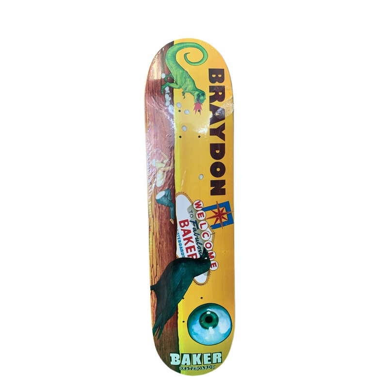Baker Braydon Szafranski Welcome To Fabulous Baker Skateboards 7.75″ Classic Skateboard Deck