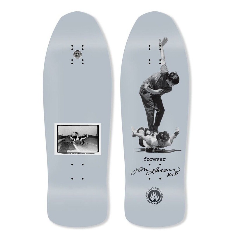 BLACK LABEL DECK JOHN & JEFF FOREVER – GREY DIP *SIGNED* (10″) 9.25″