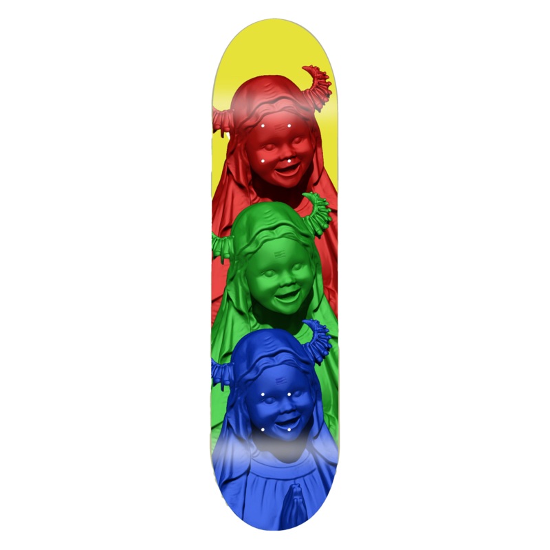 EDGLRD – Point Cloud: Virgin Mary 8.25″ – Skateboard Deck