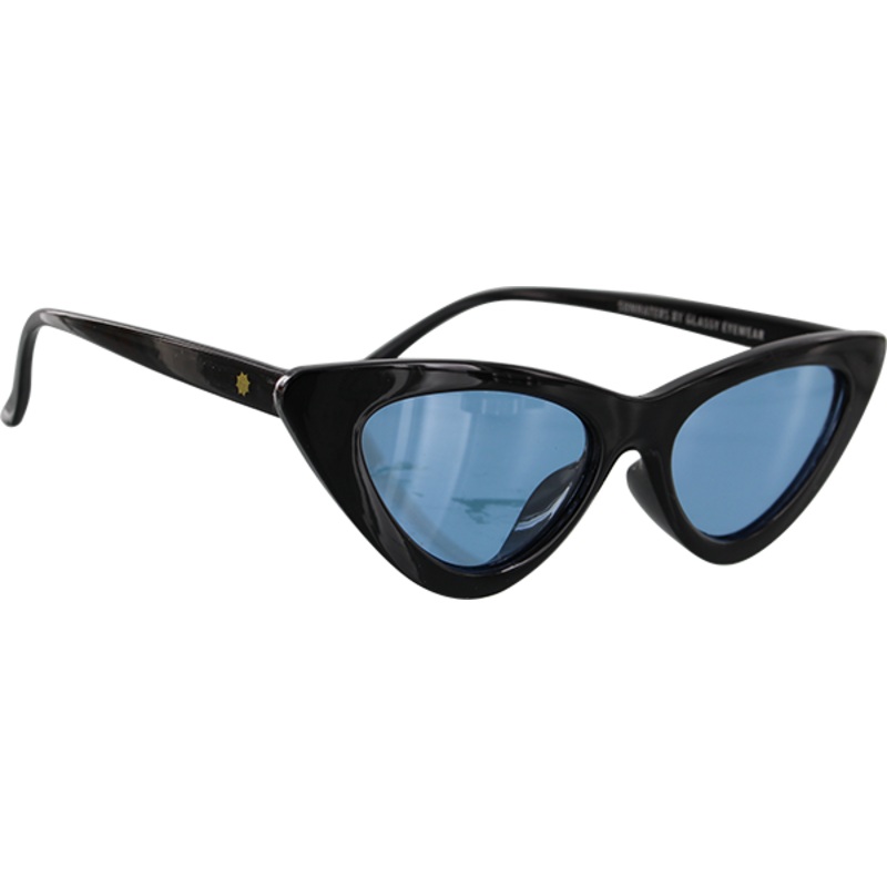 GLASSY BILLIE SUNGLASSES POLARIZED BLK/BLUE
