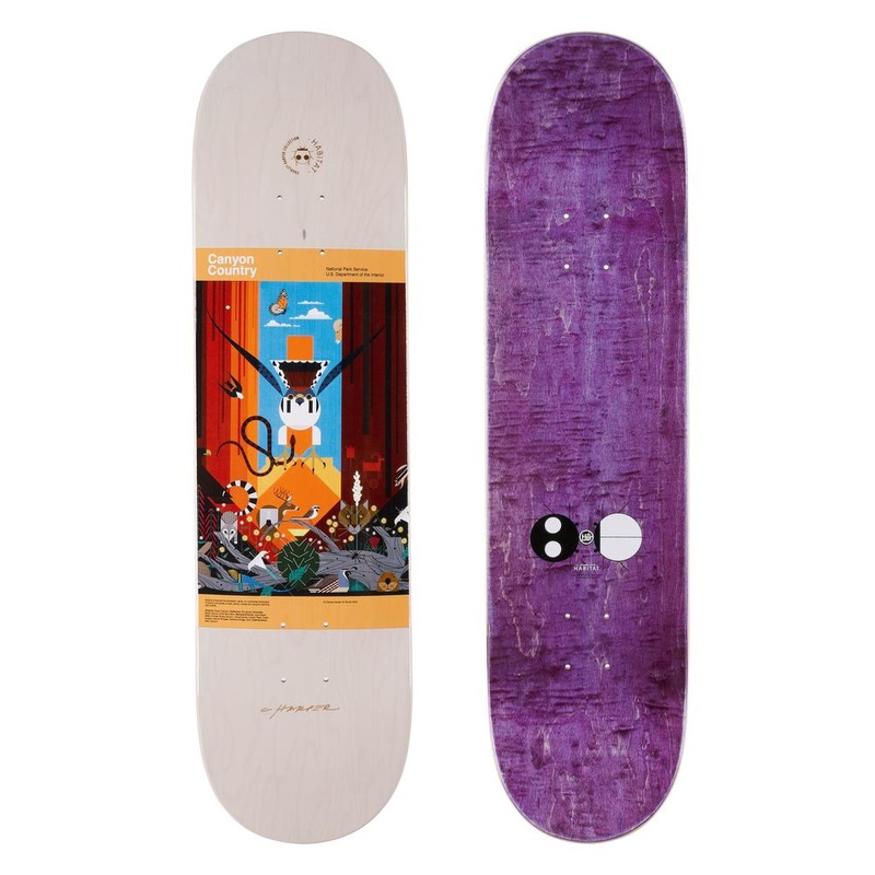 Habitat Harper Canyon Country Skateboard Deck – 8.25