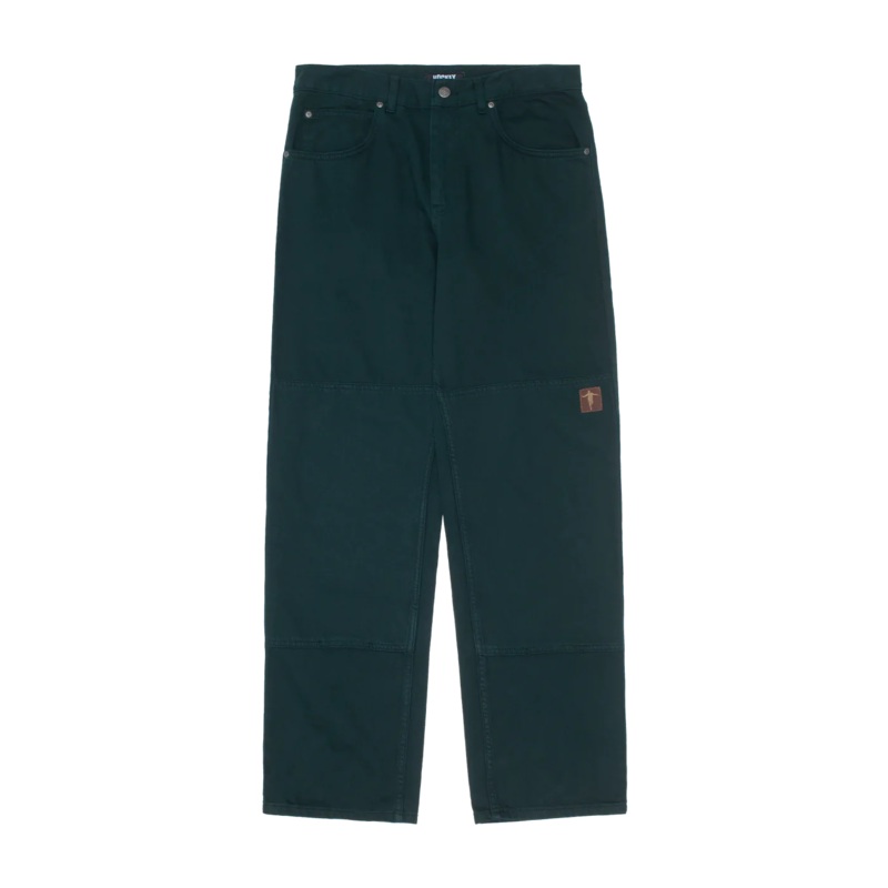 Hockey Double Knee Jean – Dark Green 32″