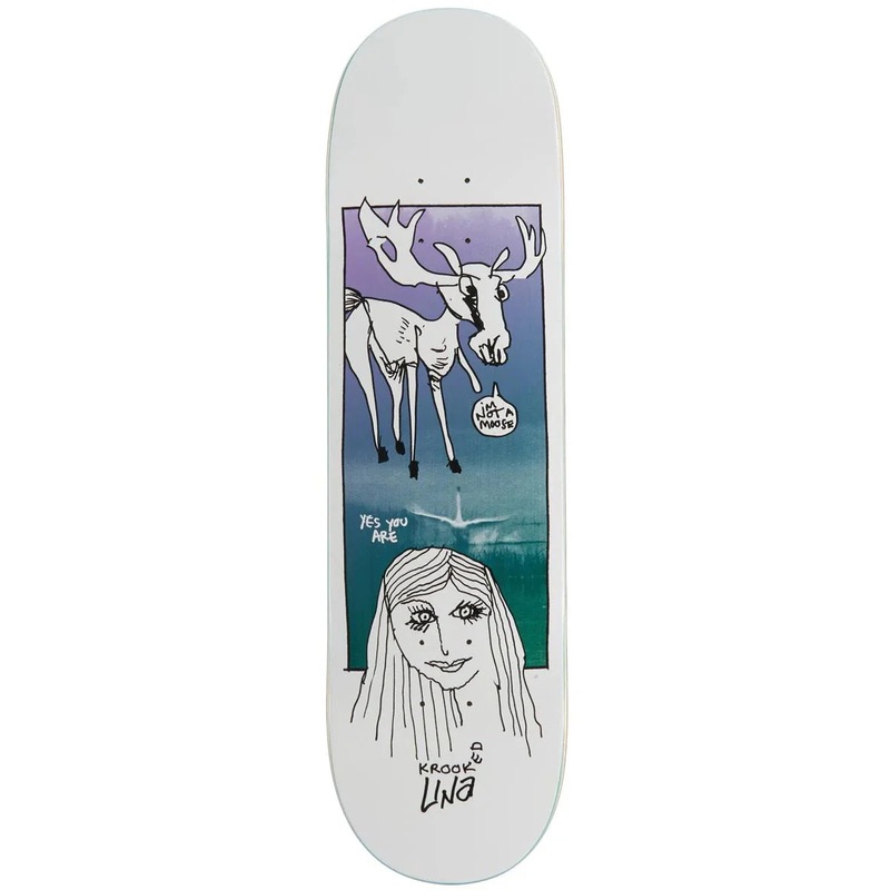 Krooked Una Farrar Debate Skateboard Deck – 8.25 TF