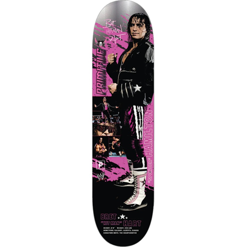 PRIMITIVE WWE HAMILTON HITMAN DECK 8.12″ PINK