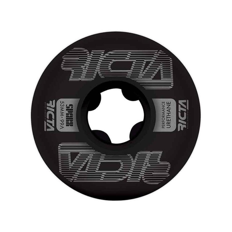 RICTA WHEELS WIREFRAME SPARX BLACK (53MM) 53MM