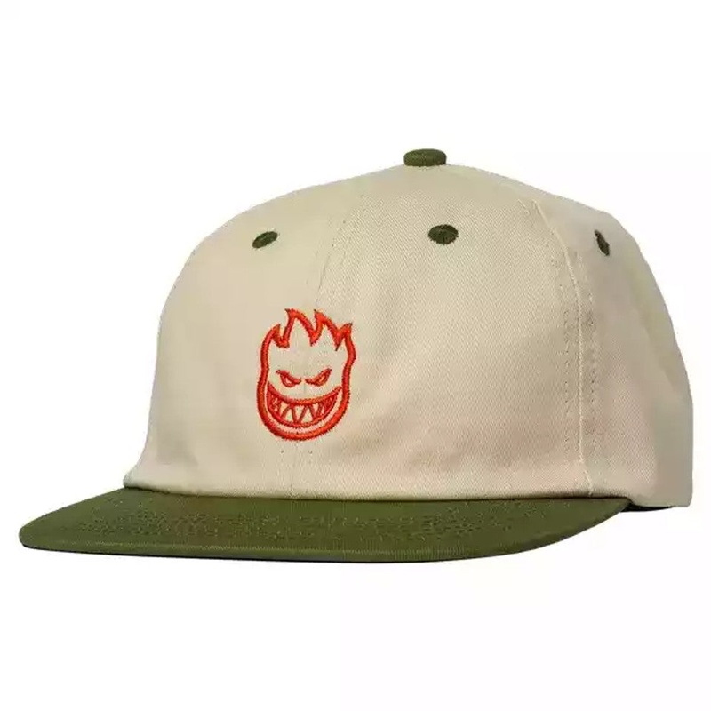 SPITFIRE LIL BIGHEAD STRAPBACK NATURAL/OLIVE/RED