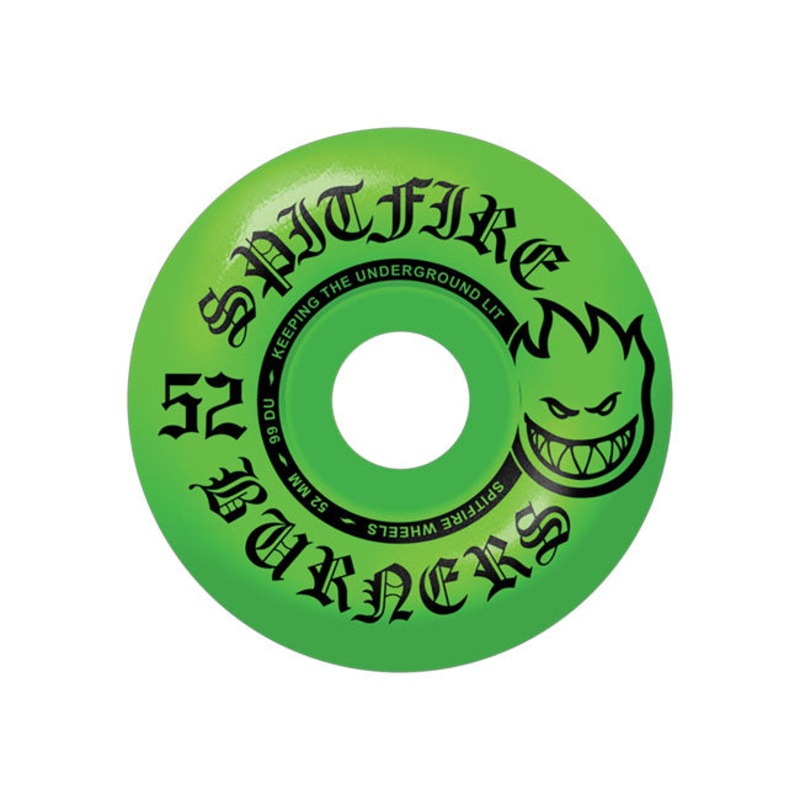 Spitfire Wheels BURNERS 52MM 99A GREEN