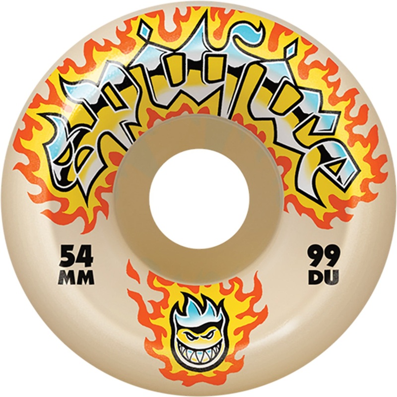 Spitfire Wheels F4 Conical Full Chrome Venom 54mm 99a – Natural (Set of 4)