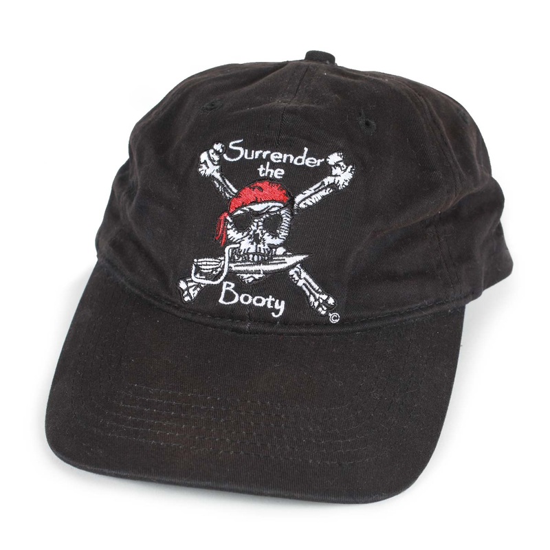 Vintage Surrender The Booty Strapback Hat Black