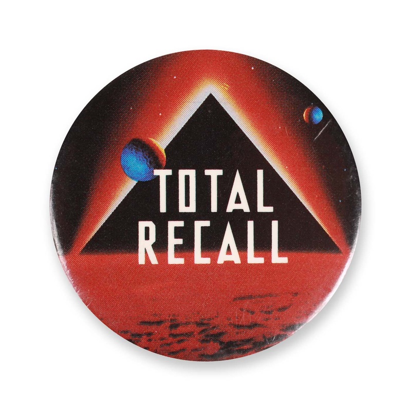 Vintage Total Recall Pin 1990