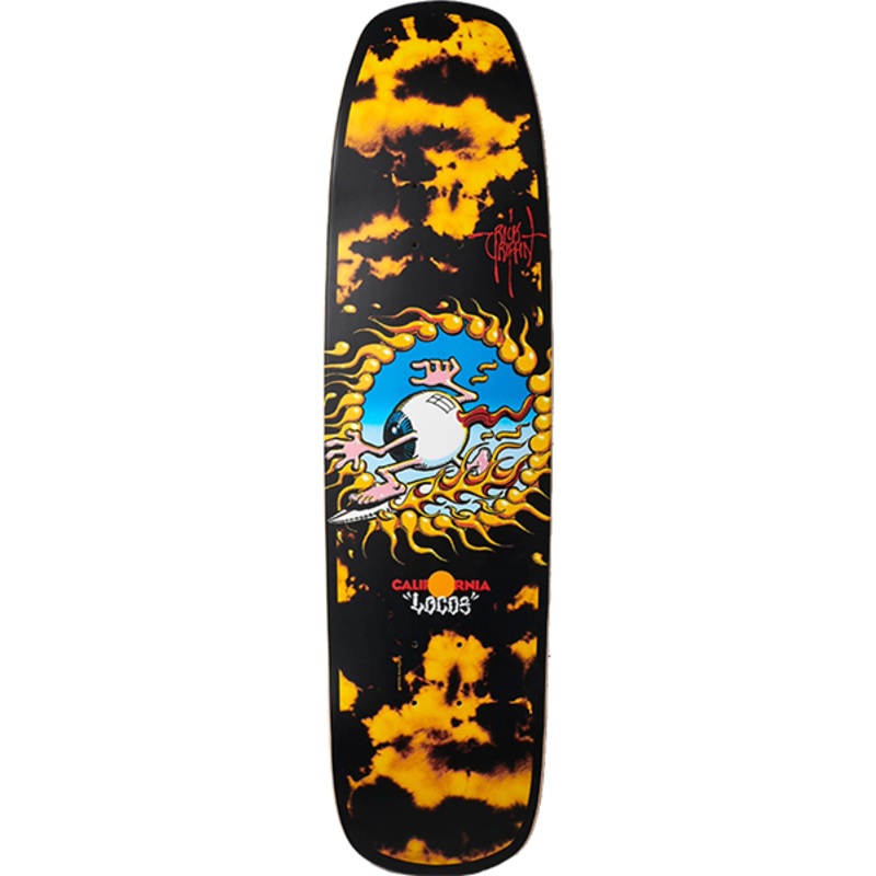 CA LOCOS RICK GRIFFIN SURFING EYEBALL DK 8.25″x32.0″