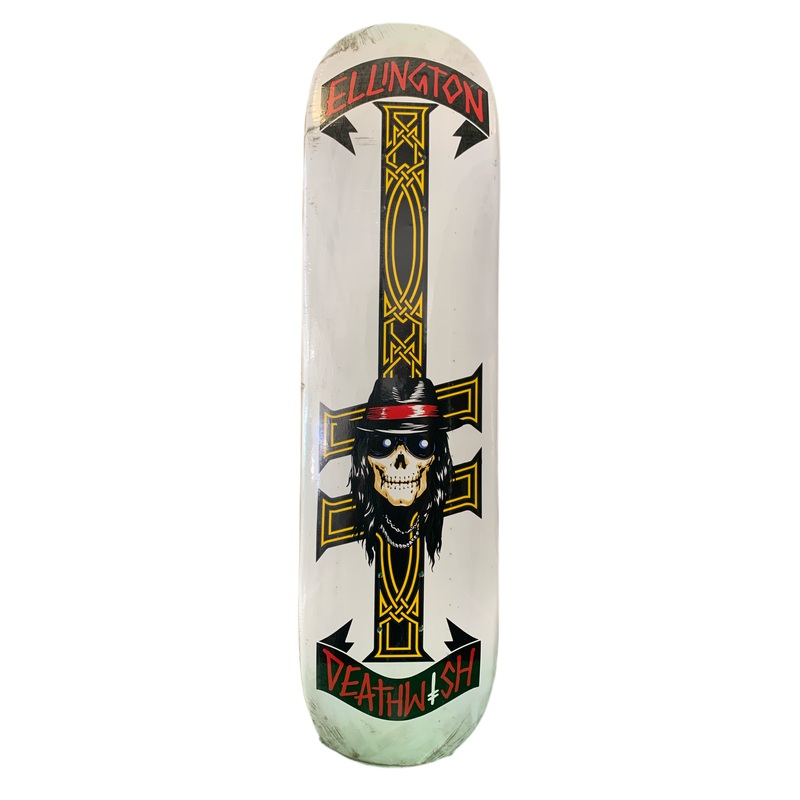 Deathwish Erik Ellington Appetite For Death White 8.25″ Classic Skateboard Deck