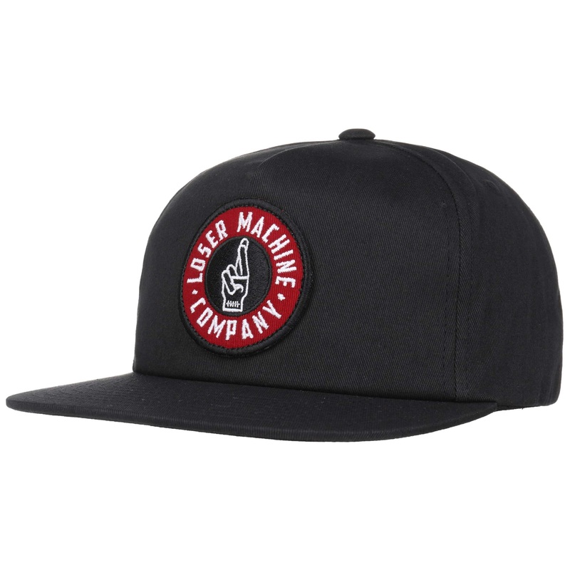 LOSER GOOD LUCK SNAPBACK HAT BLACK