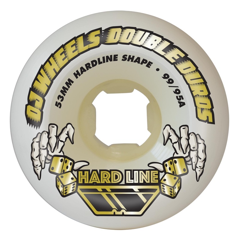 OJ WHEELS DOUBLE DURO GUM HARDLINE 99A/95A (53MM) 53MM