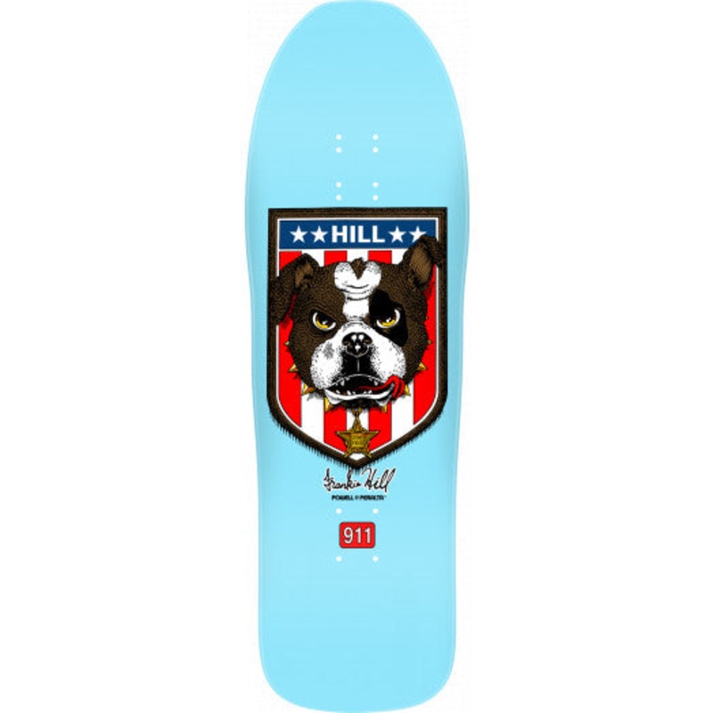 POWELL-PERALTA DECK – FRANKIE HILL BULLDOG BLUE (10″)