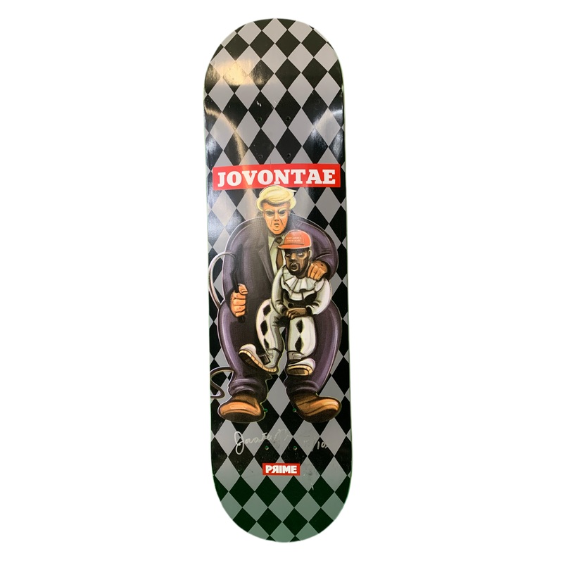 Prime Jovontae Turner World Industries Signed 13/105 8.25″ Classic Skateboard Deck