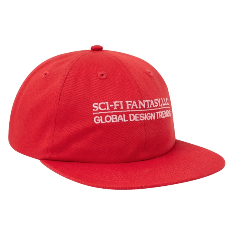 Sci-Fi Fantasy Global Design Trends Cap – Red