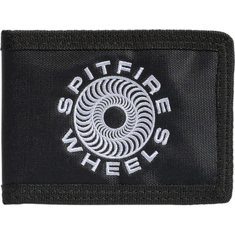 SF CLASSIC 8 SWIRL BI-FOLD WALLET BLACK/WHITE 7.0″