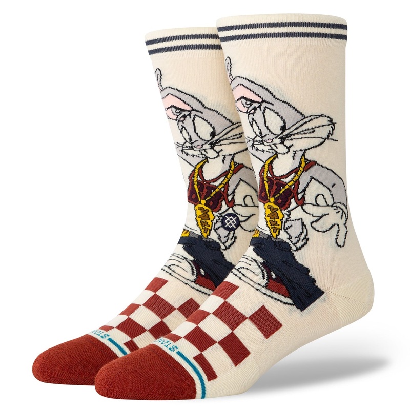 STANCE SOCKS X LOONEY TUNES BUGS CREW MEDIUM