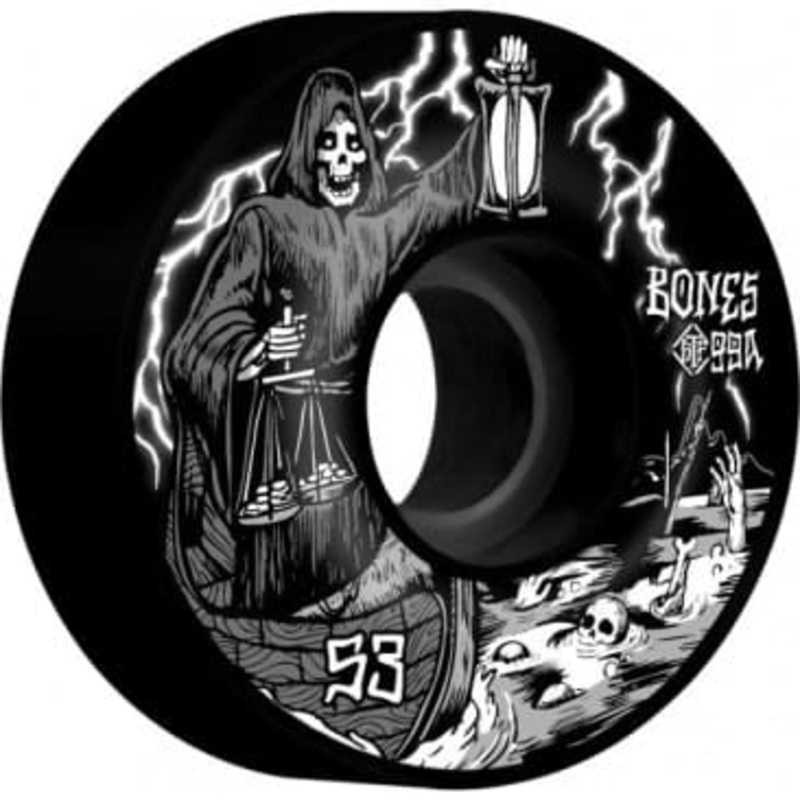 BONES WHEELS REAPER CROSSING STF 99A V1 BLACK (53MM) 53MM