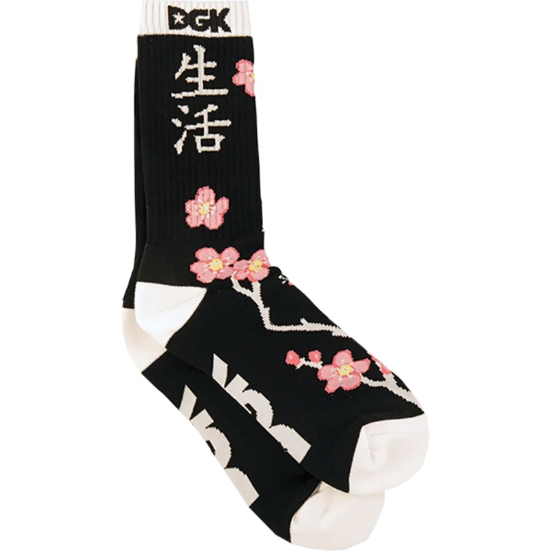DGK ZEN CREW SOCK BLACK S